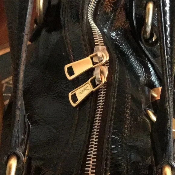 YSL Saint Laurent Muse Black Leather Shoulder Bag w/ COA & Key - Picture 9 of 16